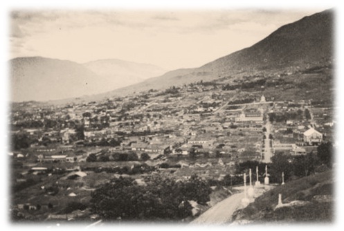 Atardecer histórico de Medellín, obra de 1849